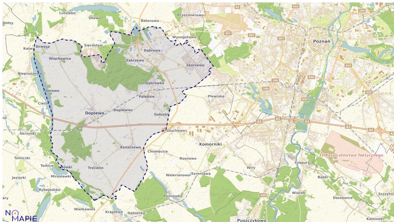 Mapa Geoportal Dopiewo